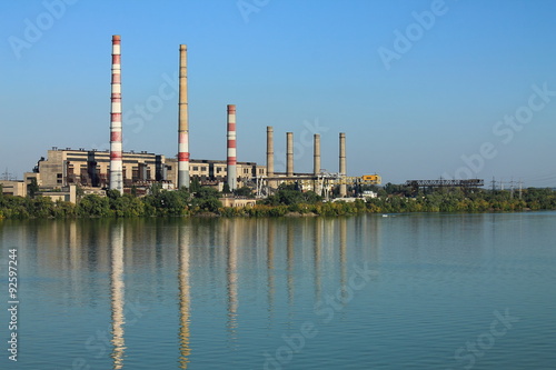 Dnieper power station of Dnipropetrovsk in Ukraine 