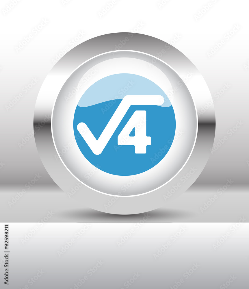 Web button with Square Root illustration on abstract table Web button with Square Root illustration on abstract table