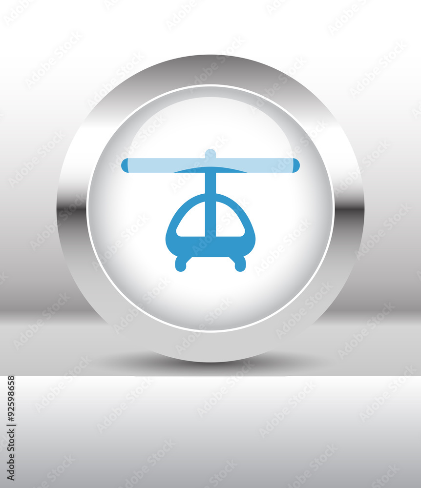 Web button with Helicopter illustration on abstract table Web button with Helicopter illustration on abstract table