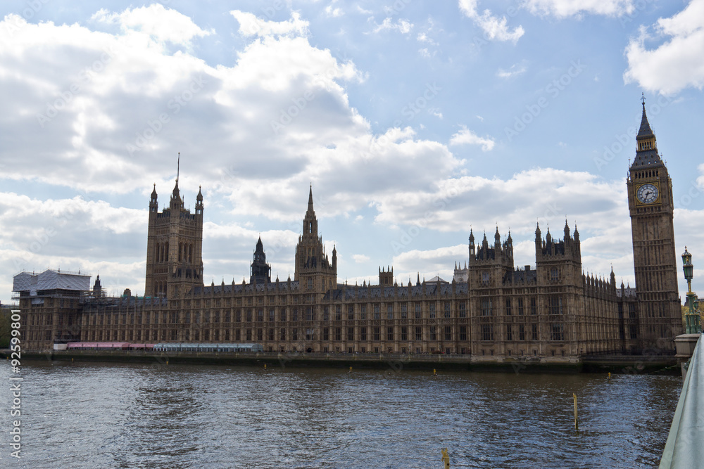 The Palace of Westminster is the meeting place of the House of C