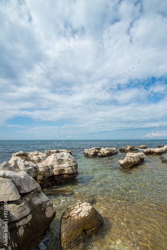 sunny day on the Adriatic coast © vlaru
