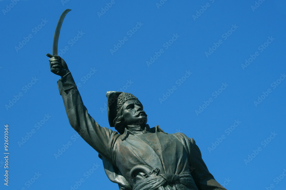 Fototapeta premium Jan Kilinski monument in Warsaw