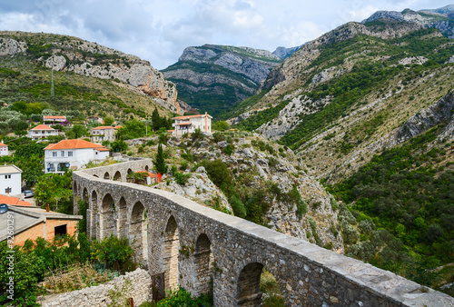 Aqueduct in Old Bar, Montenegro
