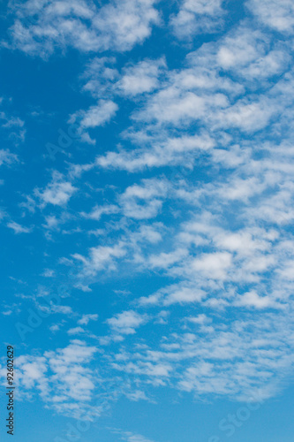 Blue-sky on summer with rainbow