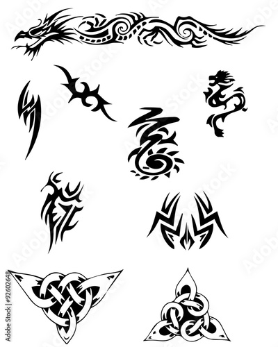 Tattoo  Tribal  Drache