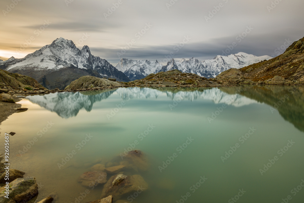 Lac Blanc massif du Mont Blanc