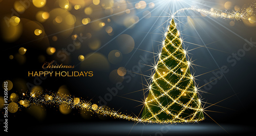 Shining Christmas tree