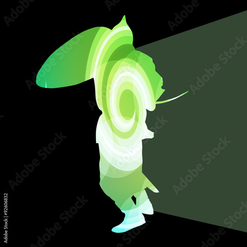 Medieval warrior crusader man silhouette illustration vector bac