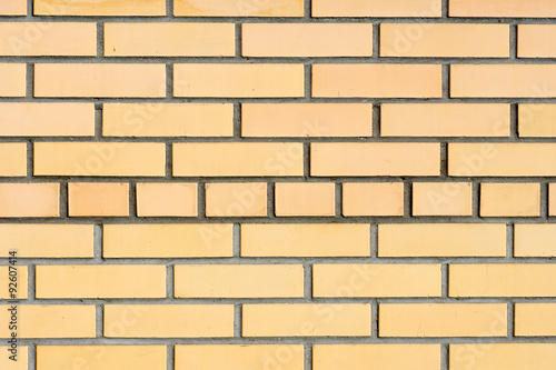 yellow bricks wall background