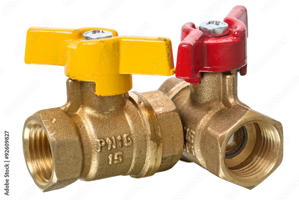 Gas valve and tap water Gas valve and tap water