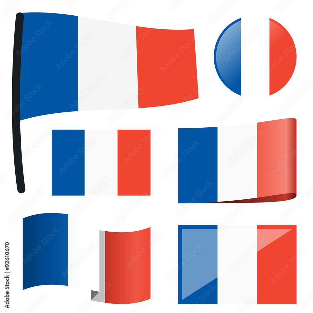 collection flags France