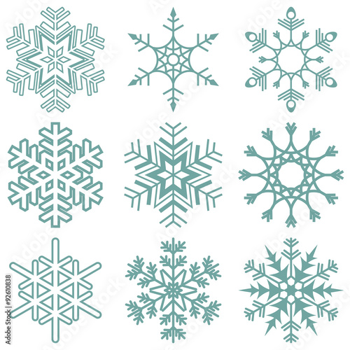 snow flakes collection