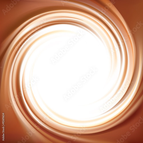 Vector background of swirling creamy texture