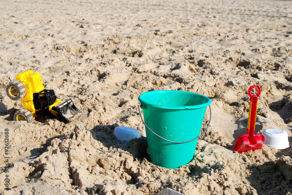 Spielzeug am Strand Spielzeug am Strand