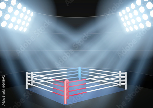 night boxing prize ring 
