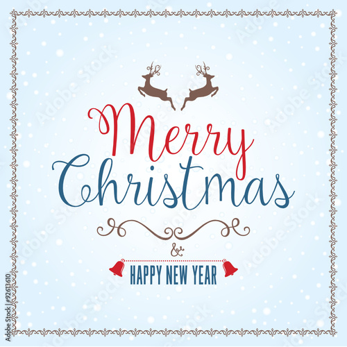 Christmas Background with Text Design