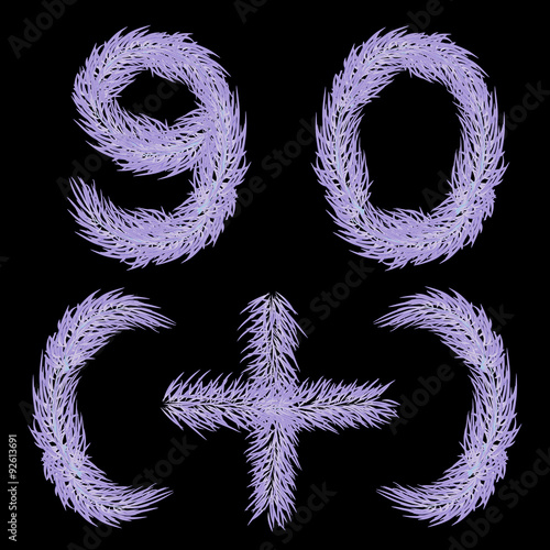 alphabet background black white feather fluff fluffy ice snow