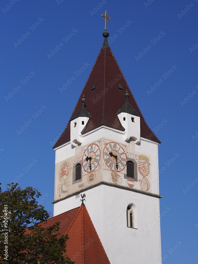 Kirchenturm StockFoto Adobe Stock