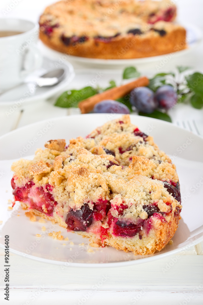 Pflaumenkuchen mit Streuseln Pflaumenkuchen mit Streuseln