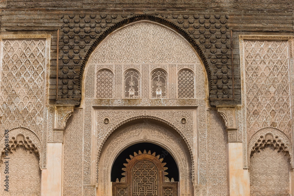 the medersa ben youssef in marrakech