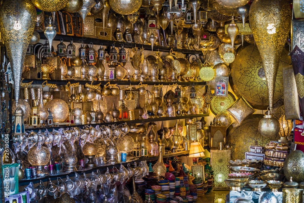 Fototapeta premium shop for moroccan lamps