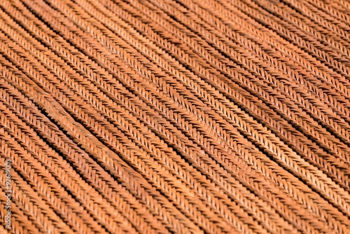 selective focus shot of leather bands photo