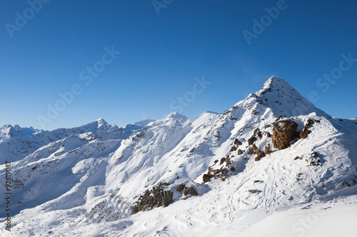 Snowy Mountains In The Solden Ski Resort © Andrey Popov