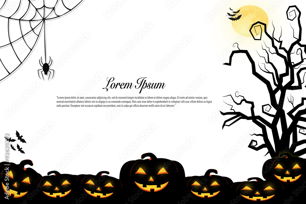 halloween background idea concept