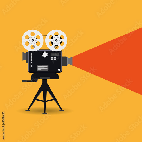 Retro cinema icon