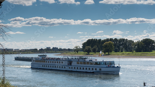 passenger ship on the river rhine