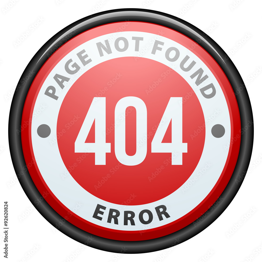 Error 404 page not found