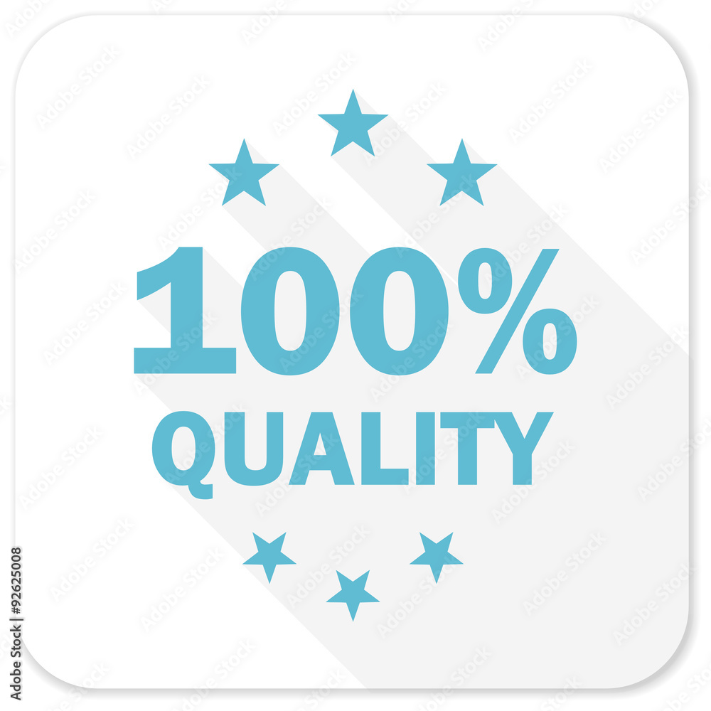 Fototapeta premium quality blue flat icon
