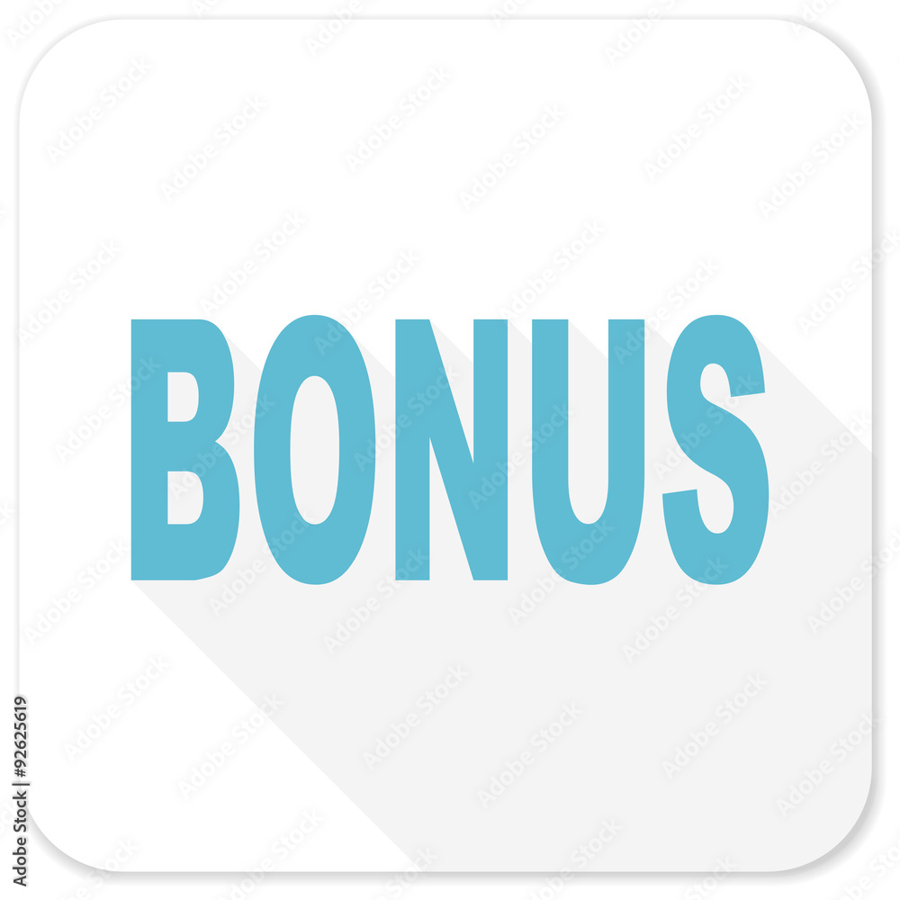bonus blue flat icon bonus blue flat icon