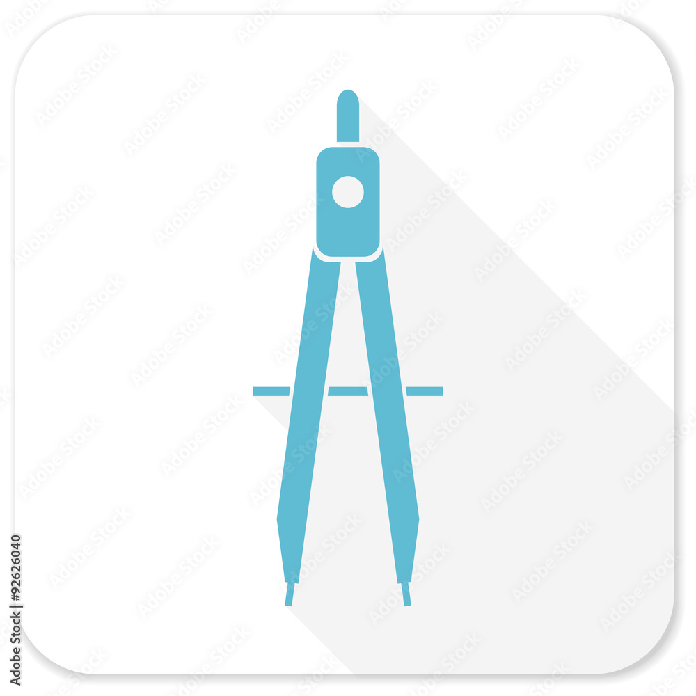 learning blue flat icon learning blue flat icon