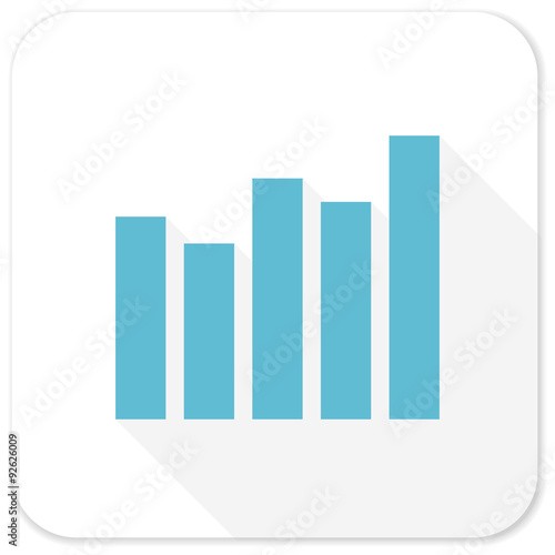 Free Download graph blue flat icon - GFXLoad