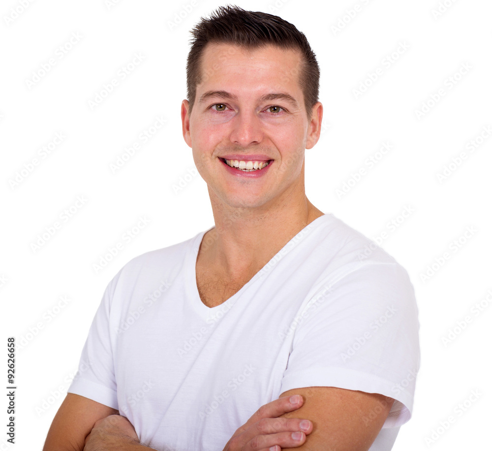 Obraz premium young man looking at the camera