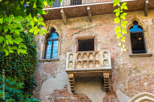 Принти на полотні Romeo and Juliet  balcony  in Verona