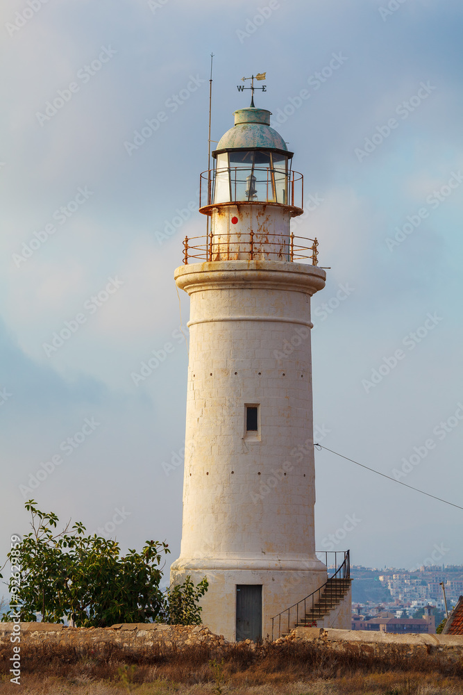 Historic Lighthouse at Paphos, Cyprus