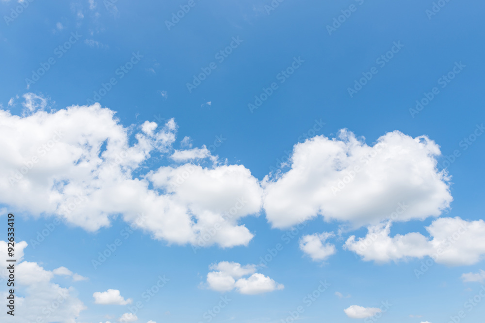 blue sky with cloud