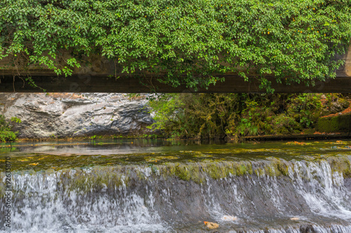 Small river park waterfall cascade 