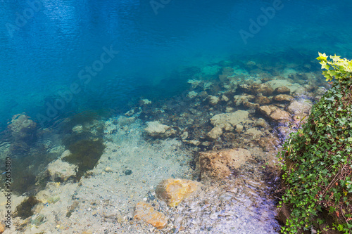 Fototapeta Naklejka Na Ścianę i Meble -  Small pond with stones