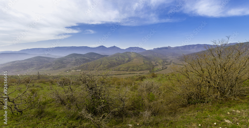 Mountains and hills of Crimea