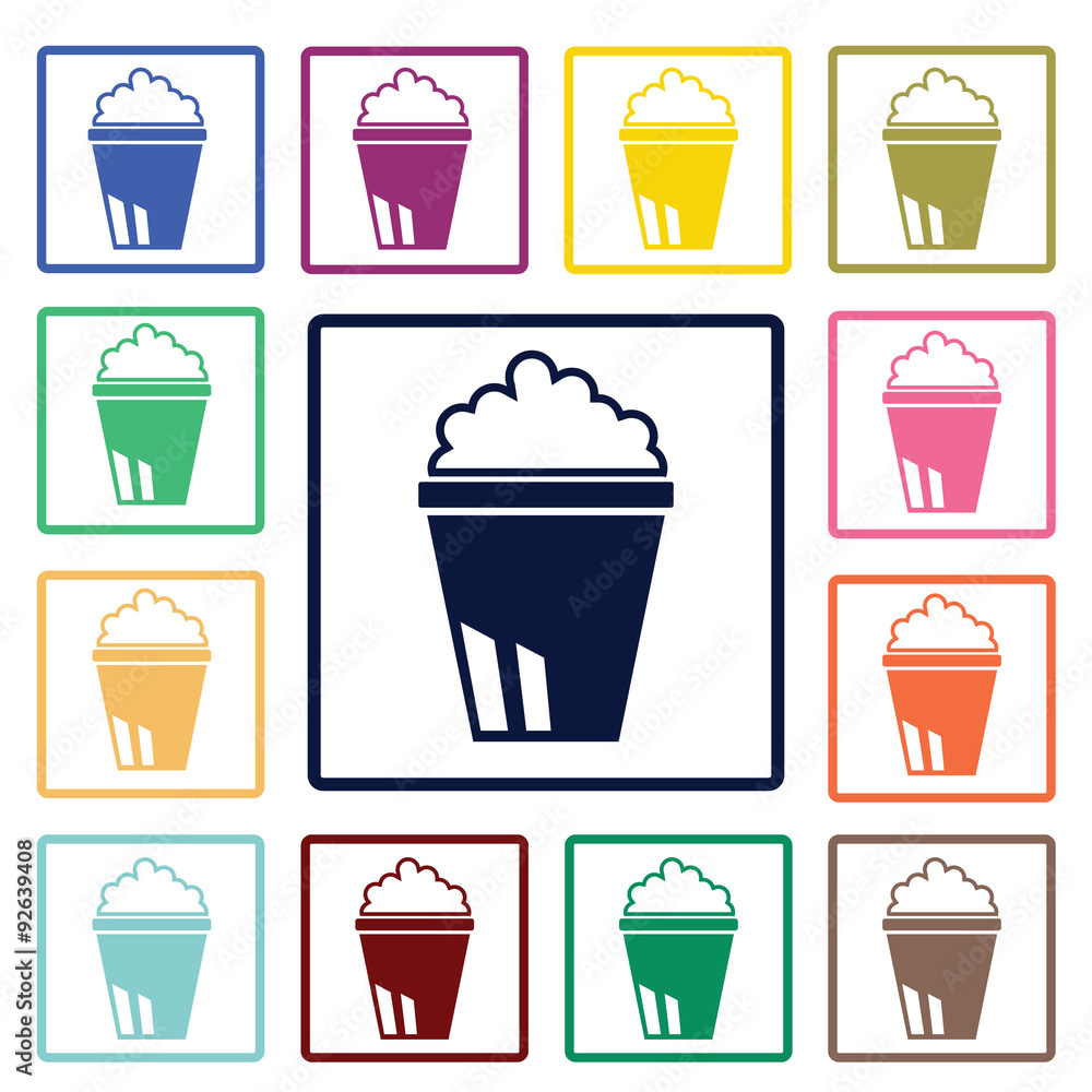 Popcorn icon Popcorn icon