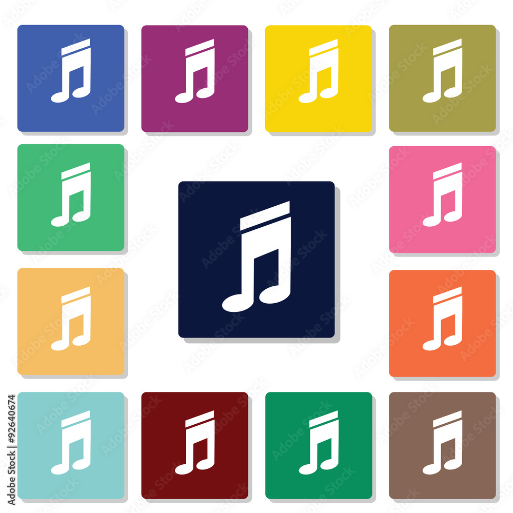Music button icon Music button icon