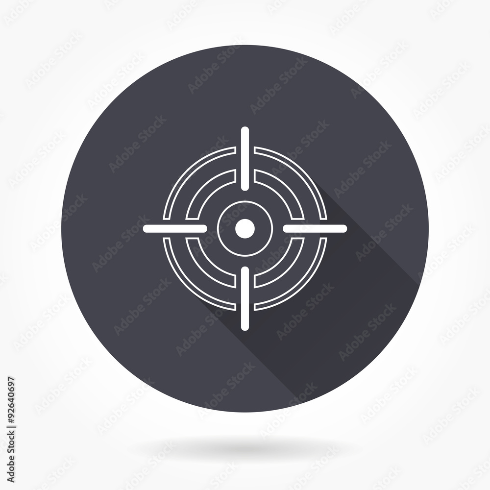 Aim icon. Aim icon.