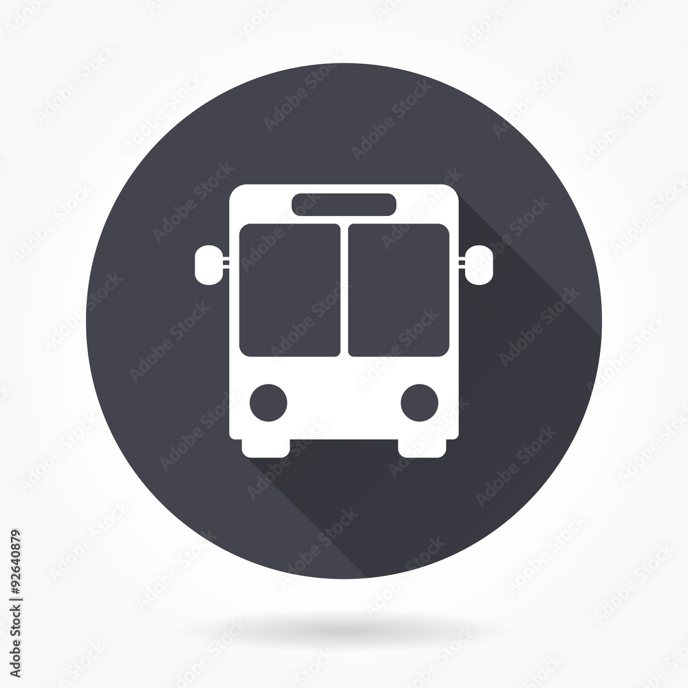 Bus icon. Bus icon.