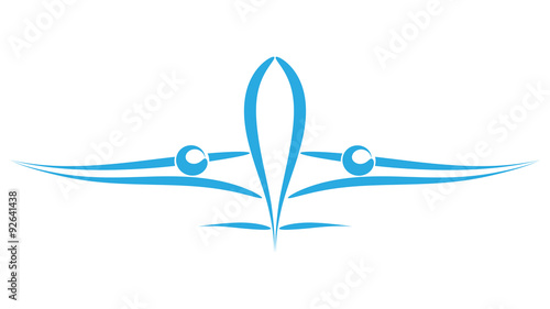 samolot wektor logo