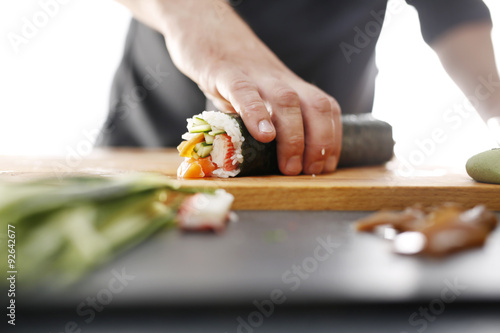 Przygotowywanie sushi nori