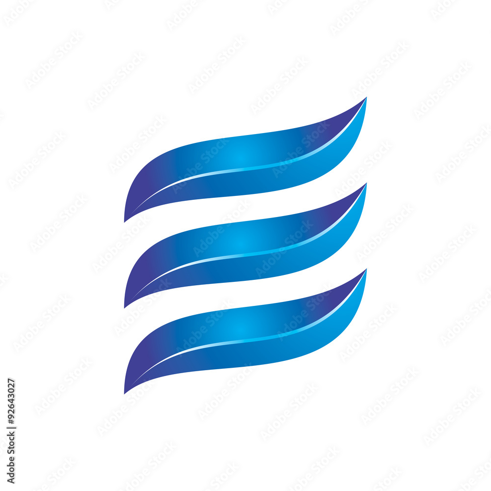 Obraz premium E Letter Logo Design. Vector logo with letter e