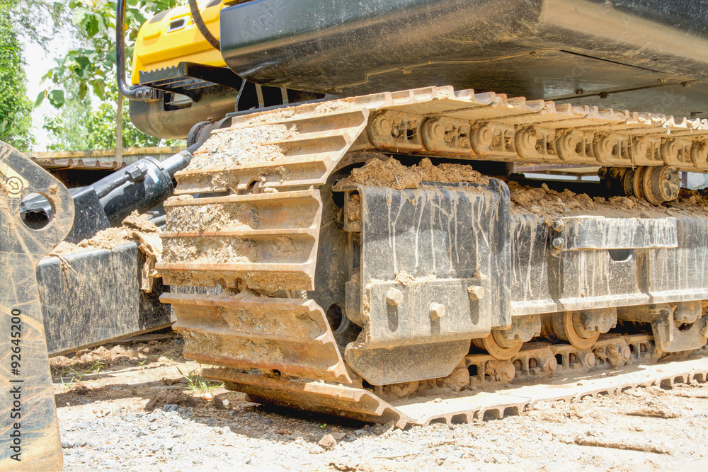 Fototapeta premium Crawler Bulldozer
